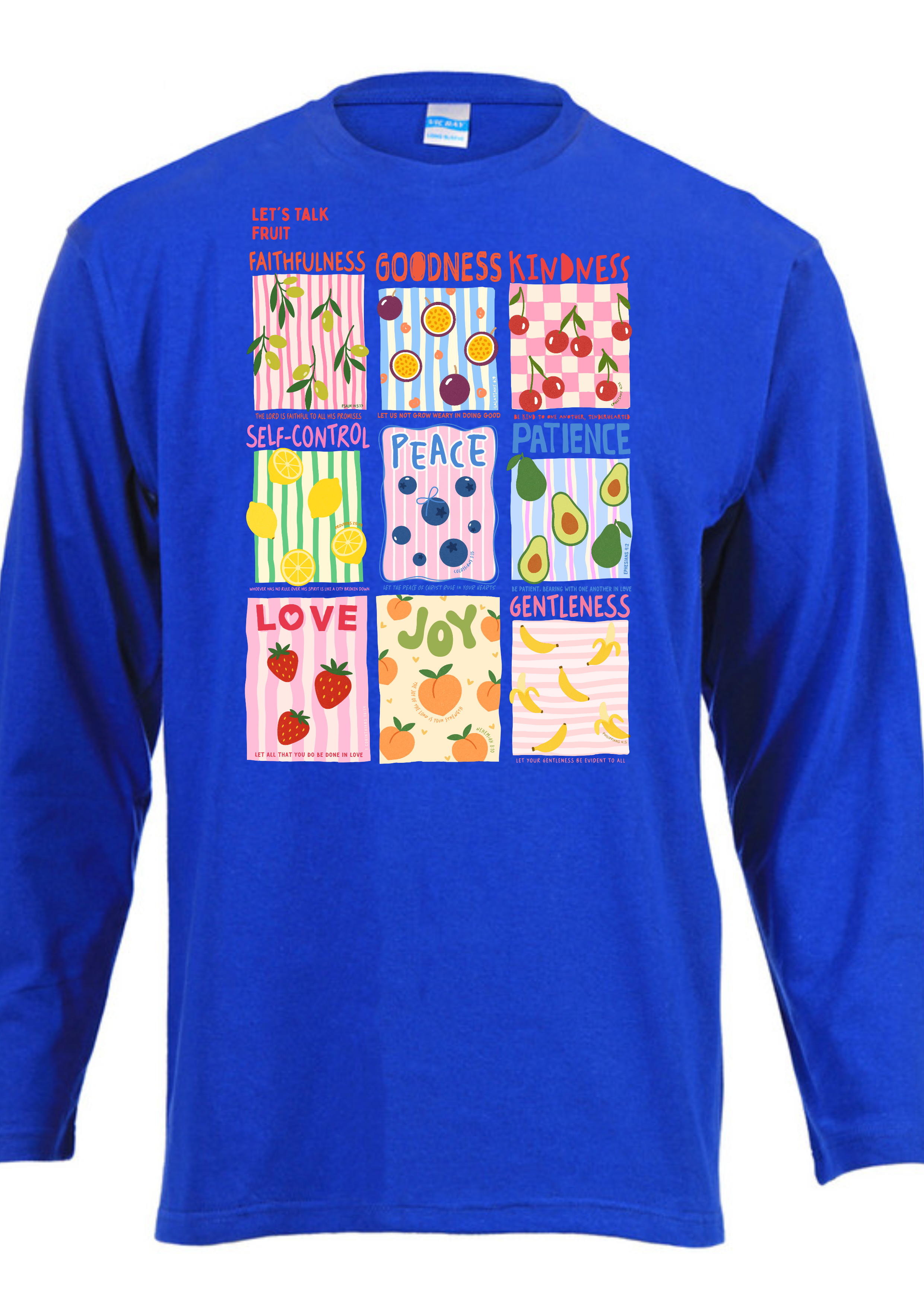 Adult Long Sleeve Fruit Of The Spirit