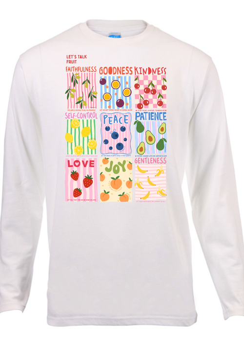 Adult Long Sleeve Fruit Of The Spirit