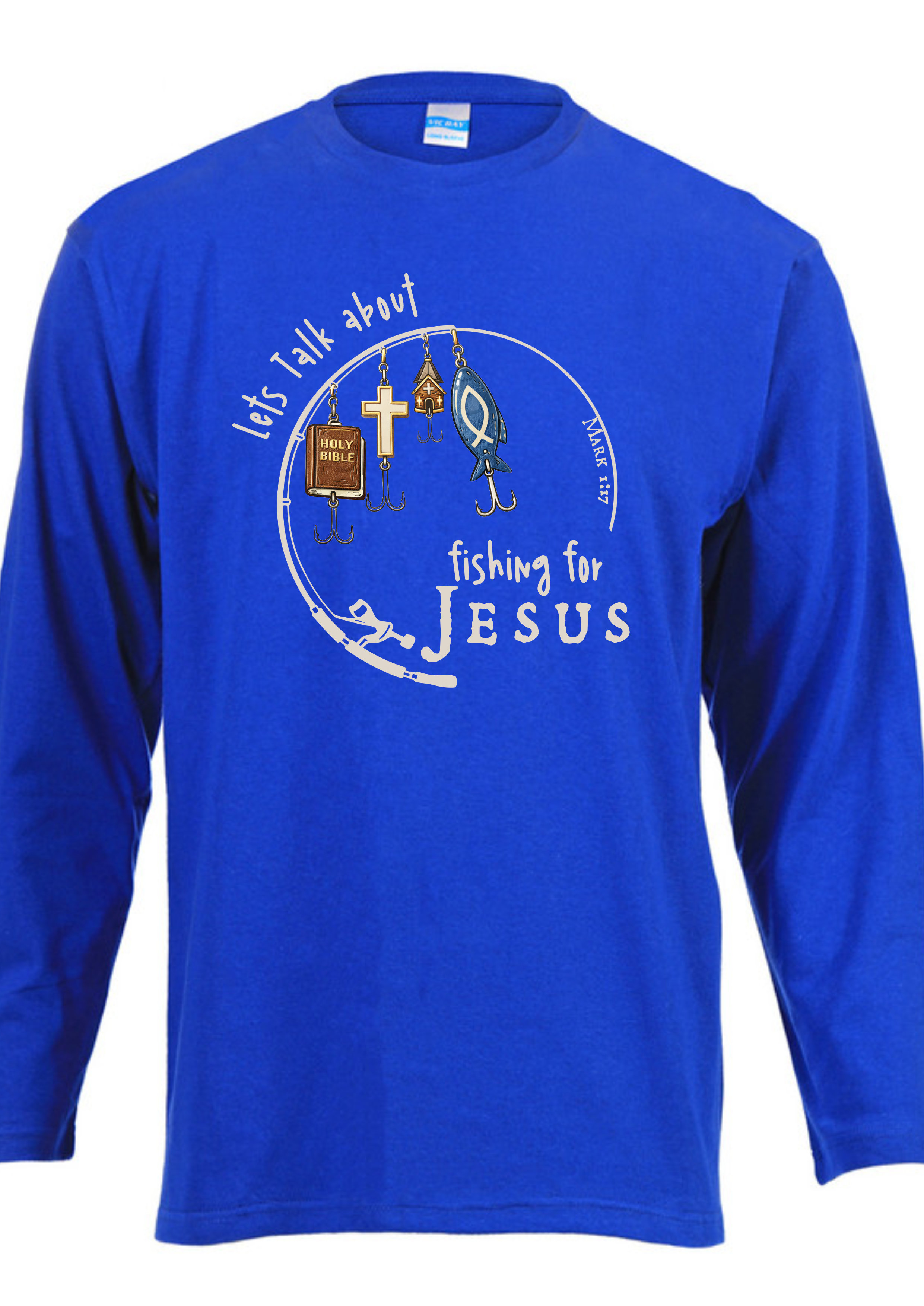 Kids Long Sleeve Fishing For Jesus