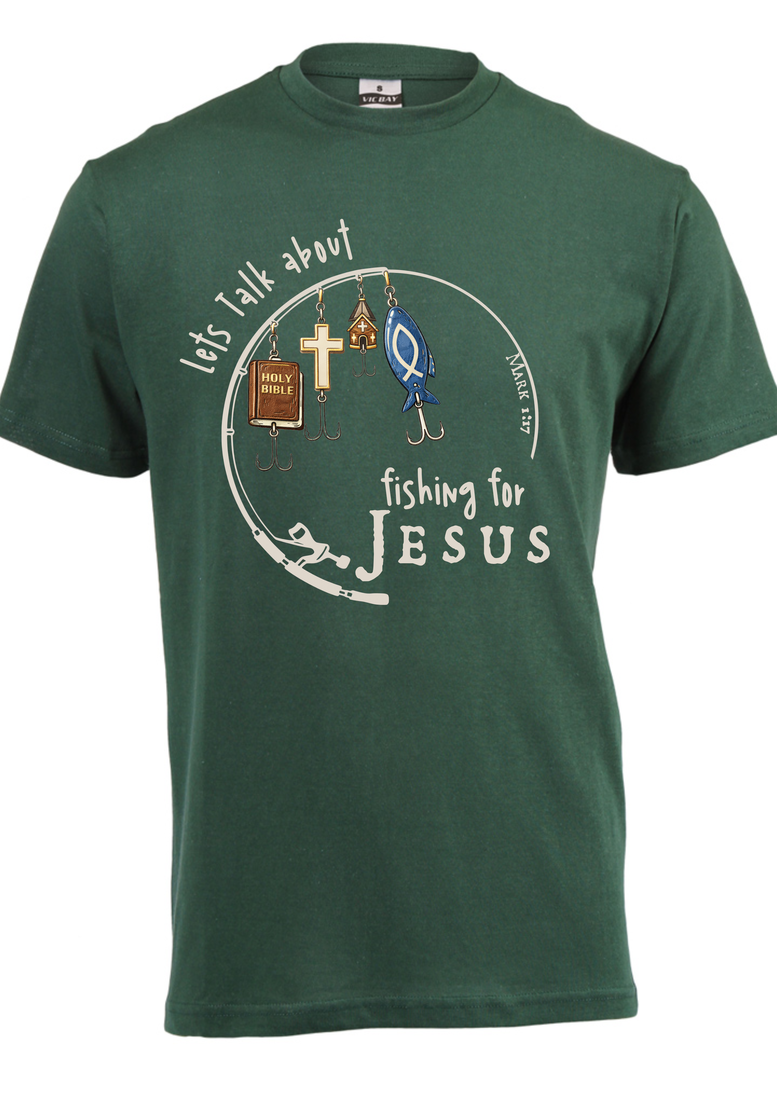 Adult Fishing for Jesus