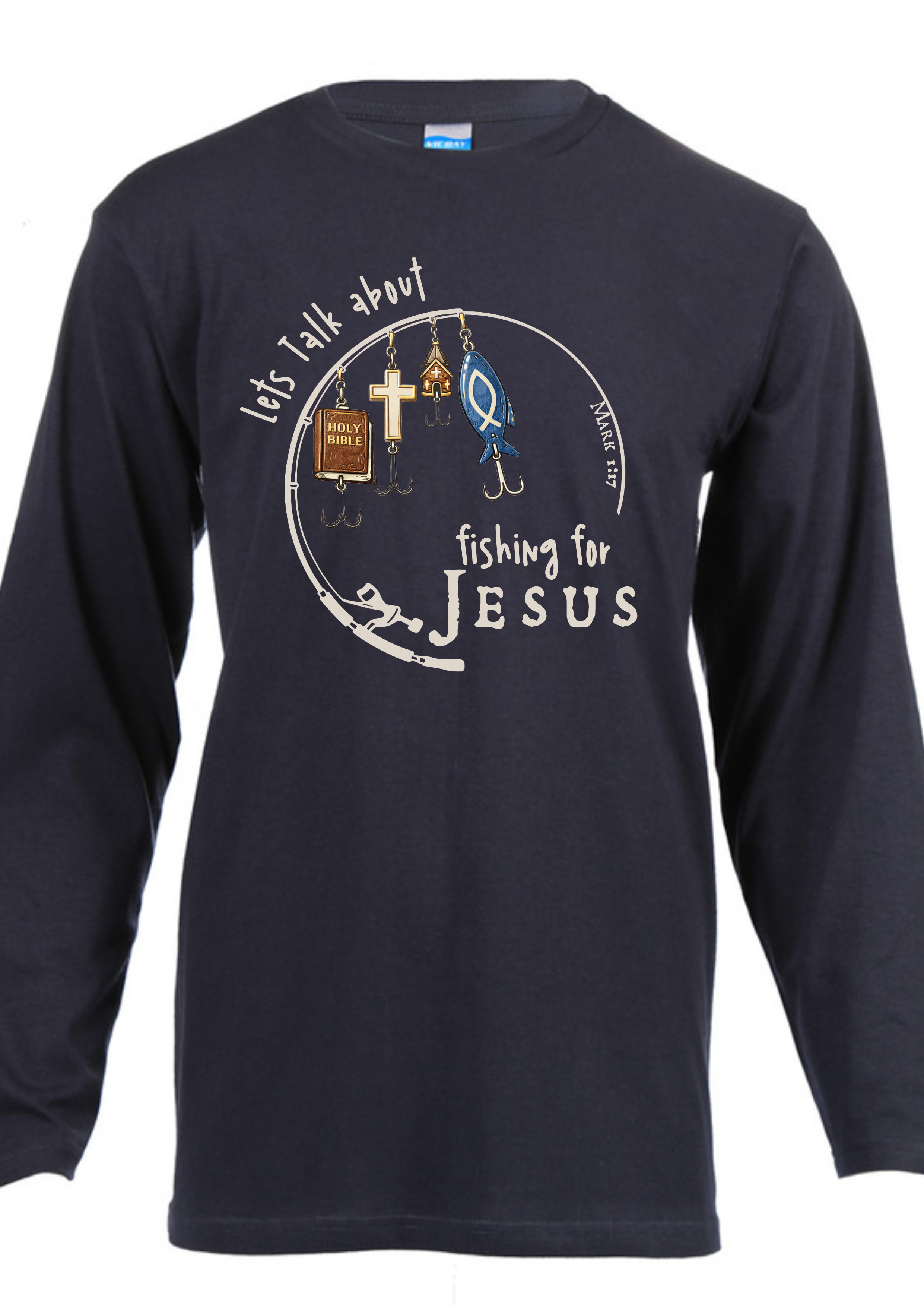 Kids Long Sleeve Fishing For Jesus