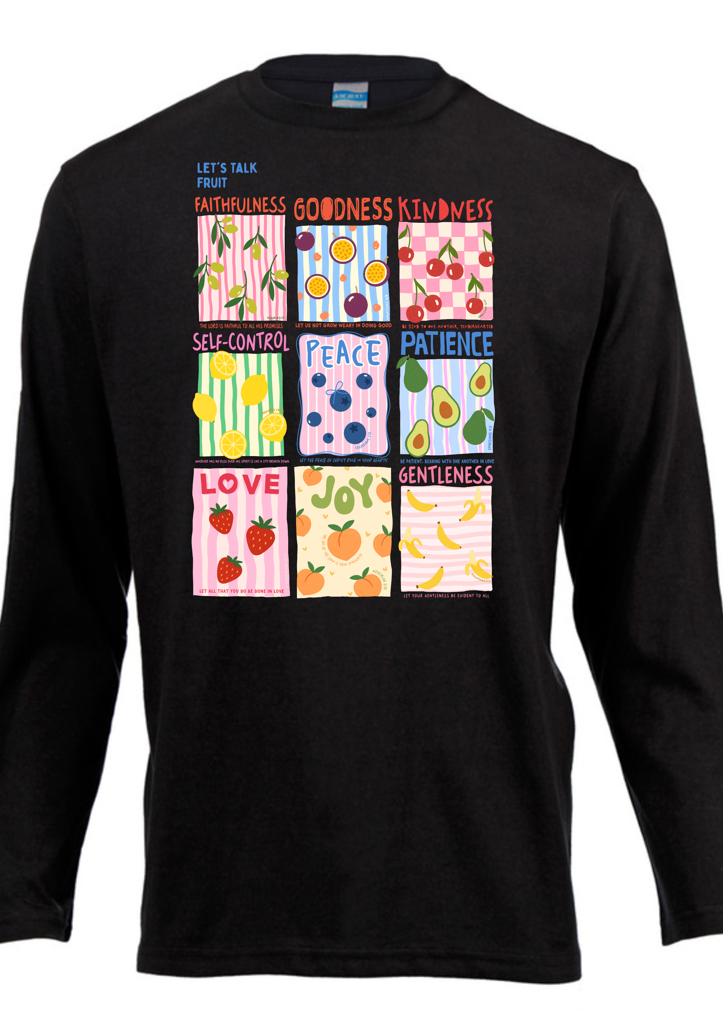 Adult Long Sleeve Fruit Of The Spirit